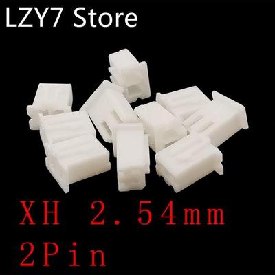 100PCS XH2.54 2 Pin Spacing 2.54mm Pitch Terminal Housing Fe