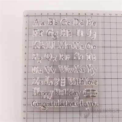 New Fondant Stamps Easy Use Russia Letter Alphabet Embosser