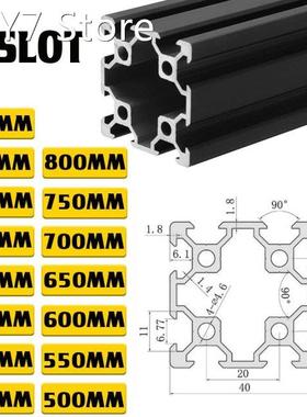 BLACK 4040 Aluminum Profile European Standard Anodized Extru