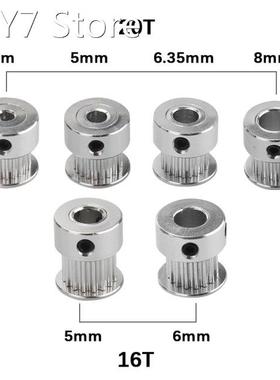 5pcs 3D Printers Parts GT2 Timing Pulley 16 Tooth 2GT 20 Tee