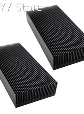 2X Durable Silver Aluminium Radiating Fin Cooling Heatsink 8