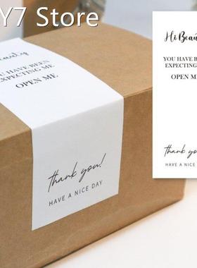 50PCS Gift Envelope Sealing Rectangle Stationery Thank You F