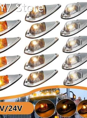 5pcs Car Cab Roof Marker Lights Roof Lamps Doom Lights Runni