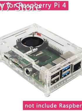 Raspberry Pi 4 Acrylic Case Transparent Box Shell support CP