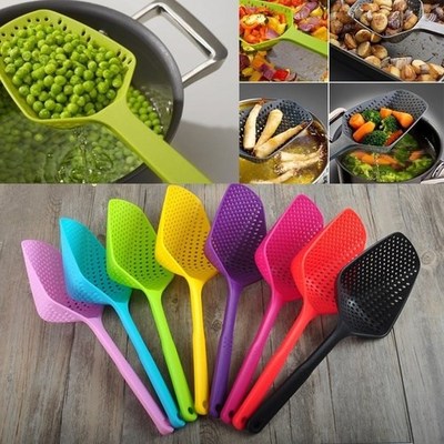 Large Scoop Strainer Colander Kitchen-Accessories Pasta Food