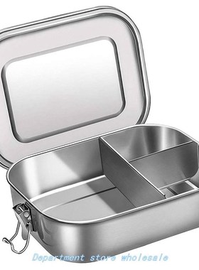 Stainless Steel Bento Box Lunch Container3-Compartment Bent