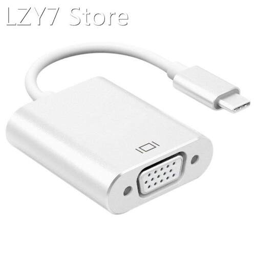 USB 3.1 Type C (USB-C) To VGA Adapter With Aluminium Case Fo
