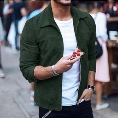 autumn Men's suede jacket coat man jackets coats