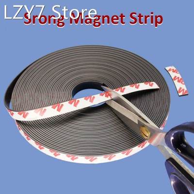 Strong Flexible Magnet Strip Self Adhesive Magnetic Tape Rub