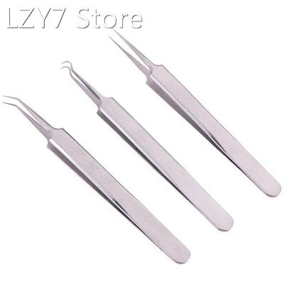 3Pcs/set Blackhead Tweezers Eyelash Extension Nipper Anti Ac