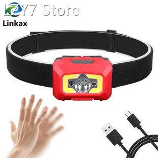 Rechargeable LED HeadLamp 3800LM Body Motion Sensor LED