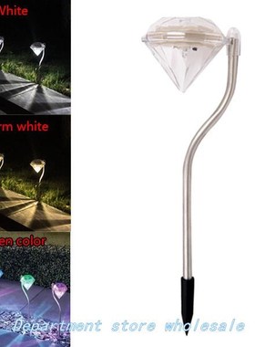 Outdoor LED Solar Powered Garden Path Stake Lanterns  Lamps