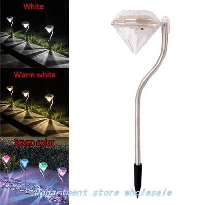 Outdoor LED Solar Powered Garden Path Stake Lanterns  Lamps