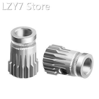 2Pcs Extruder Gears MK8 Stainless Steel Double Extrusion Whe