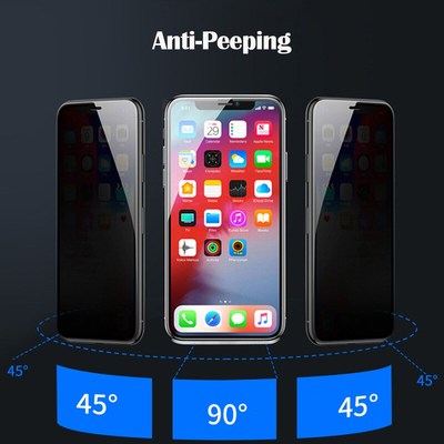 9H Tempered Glass For iPhone 11 Screen Protector Privacy Pro