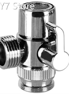 Switch Faucet Adapter 3 Way Tee Connector Shower Head Divert
