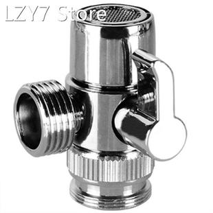 Switch Faucet Adapter 3 Way Tee Connector Shower Head Divert