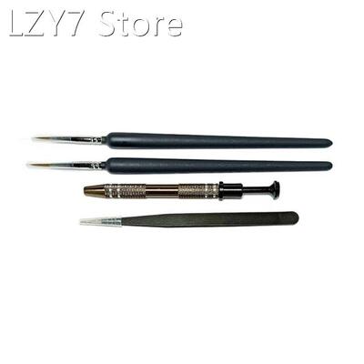 4pcs Keyboard Lube Pen Keycap Puller Remover Mechanical Keyb