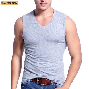 Fashion Gym Singlet Men Summer Vest Male Tank Tops 男健身T恤