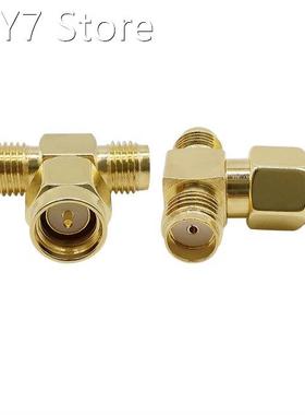 1/2Pcs SMA Male to Dual SMA Female RF Coaxial Connector Spli