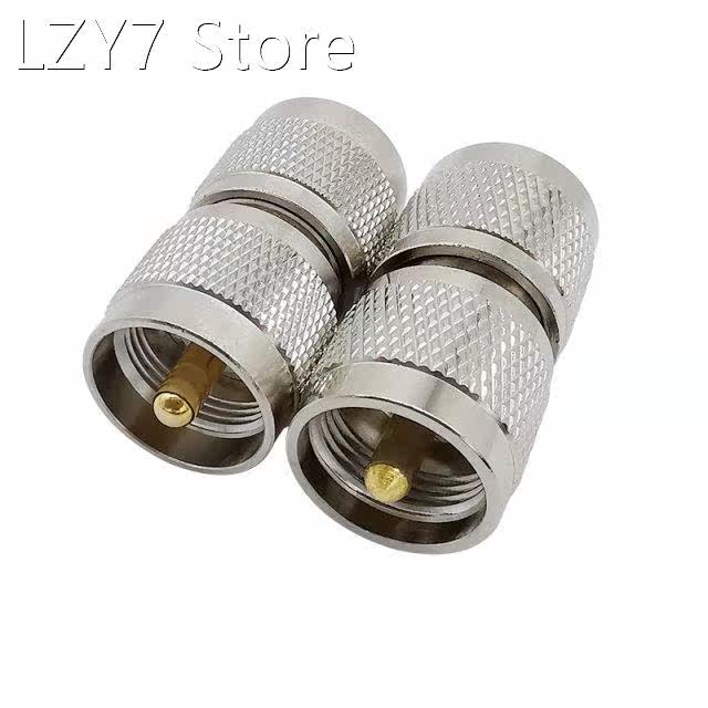 1pcs rf coaxial coax adapter uhf pl259 male to uhf pl-259 uh