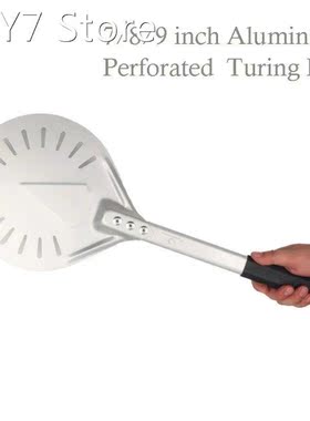 7/ 8/ 9 Inch Perforated Pizza Turning Peel Pizza Shovel Alum