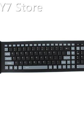 Keyboard, 2.4G Wireless Silent Waterproof Folding Silicone S