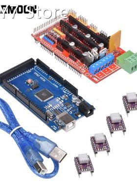 1pc Mega 2560 R3 + 1pc Ramps 1.4 Control Panel+ 5pcs Drv8825