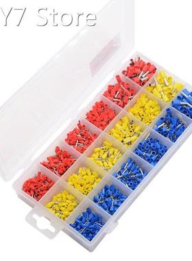 990pcs Copper Crimp Connector Insulated Cord Pin End Termina