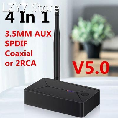 Coaxial Optical SPDIF Wireless Adapter 3.5mm AUX Jack RCA US