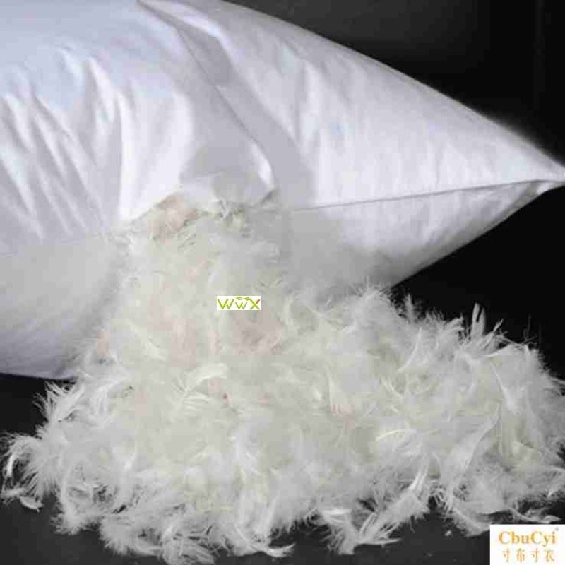 Five-star hotel feather pillow white duck down oose feather