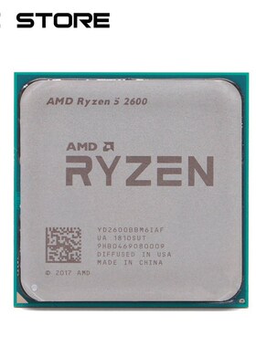 Ryzen 5 2600 R5 2600 3.4GHz Six-Core Twelve-Core 65W CP Proc