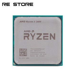 Ryzen 5 2600 R5 2600 3.4GHz Six-Core Twelve-Core 65W CP Proc