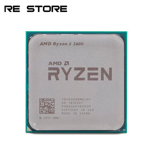 Ryzen 5 2600 R5 2600 3.4GHz Six-Core Twelve-Core 65W CP Proc