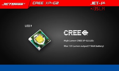 Jetbeam JET-U XP-G2 135LM 3Modes Mini EDC LED Flashlight IPX