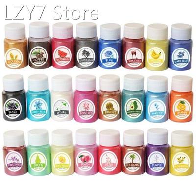 24 Colors Mica Mineral Powder Epoxy Resin Pigment Pearlescen