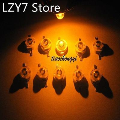 200pcs 3W 3Watt Yellow 590-595nm 700mA 3.2-3.6V LED High Pow