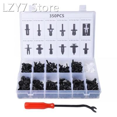 350Pcs Auto Fastener Clip Car Retainer Kit Door Trim Panel C
