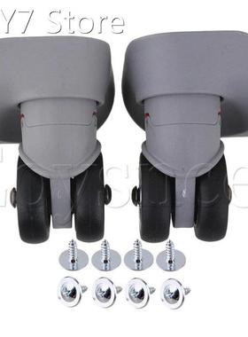 2x Grey 4.33x3.78x1.97 DIY Left&Right Luggage Wheel Repl