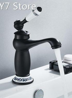 Bathroom Faucet Antique Basin Faucets Single Handle Cold and