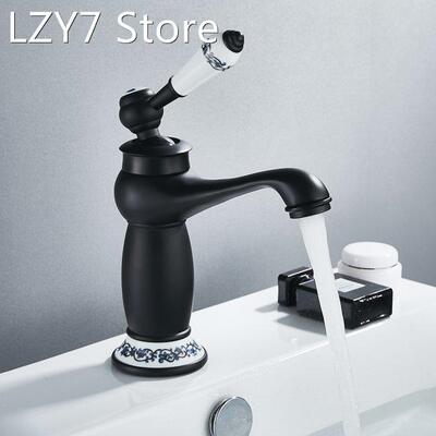 Bathroom Faucet Antique Basin Faucets Single Handle Cold and