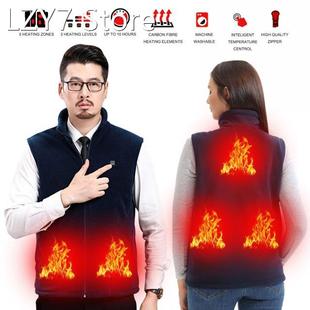 Unisex Heated Vest USB Charging Electric Warm Vests Heated