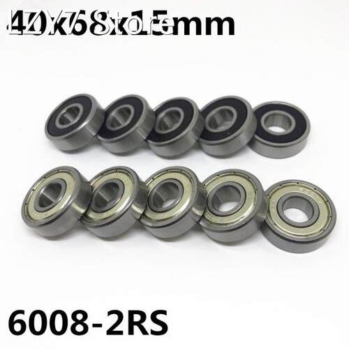 10pcs High quality 6008-2RS ball bearing 40x68x15 mm deep gr