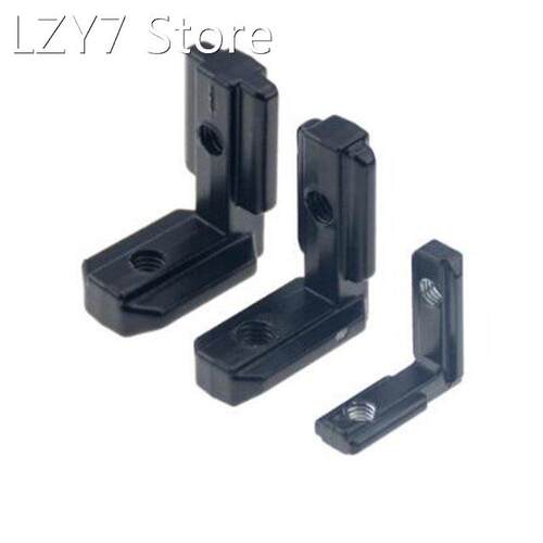 1PC 2020 3030 4040 Black L Shape Interior Corner Connector J