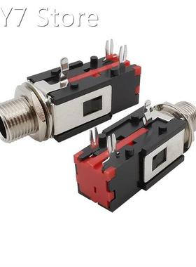 PJ-602B 6.35mm 3Pin Headphone Jack Female 1/4Inch Audio Ster