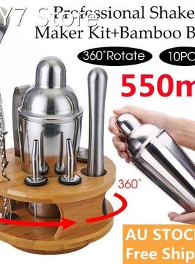 10Pcs Mojito Cocktail Bar Shaker Mixer Maker Muddler Barware