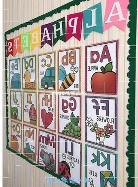 English Alphabet Card Kindergarten Classroom Poster A4 Big C