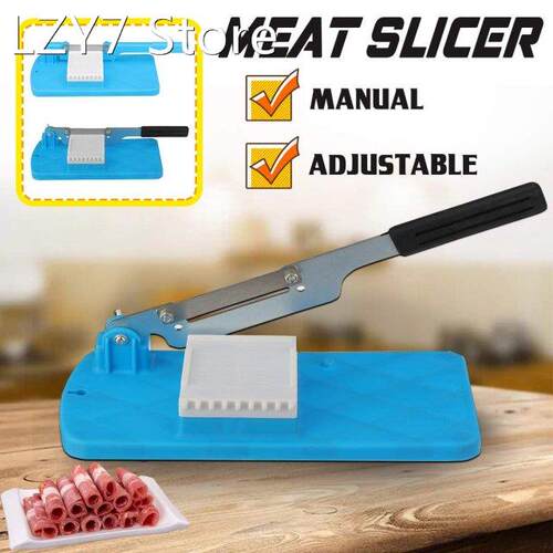 Household Manual Lamb Slicer Frozen Meat Cutting Machine Bee