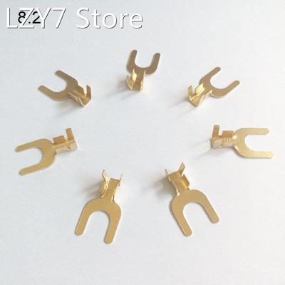 100pcs/lot 8.2mm furcation Terminal Wire Naked Connector Fo