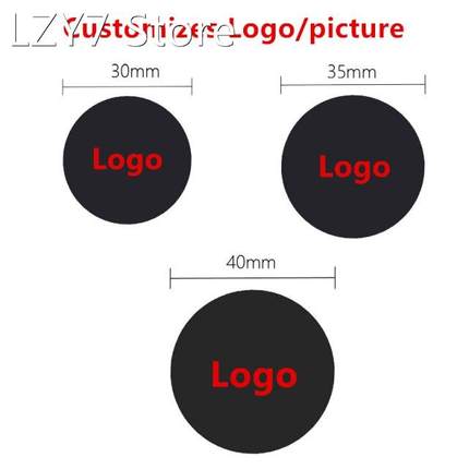 100pcs Customizes Logo / picture 30mm 35mm 40mm Black Metal